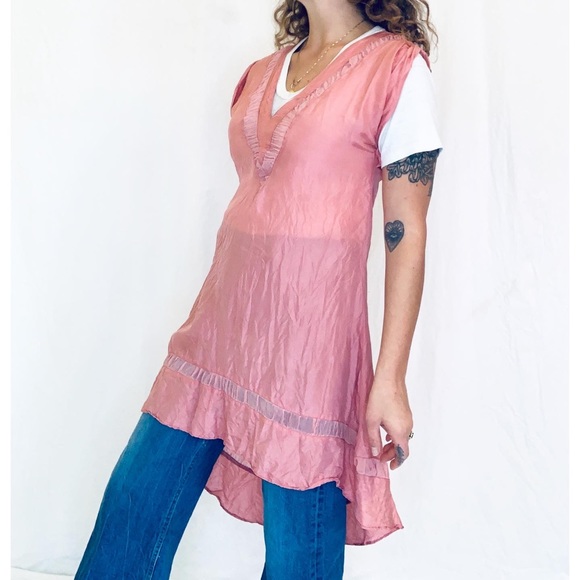 Y2K silk All Saints dress - Picture 2 of 3